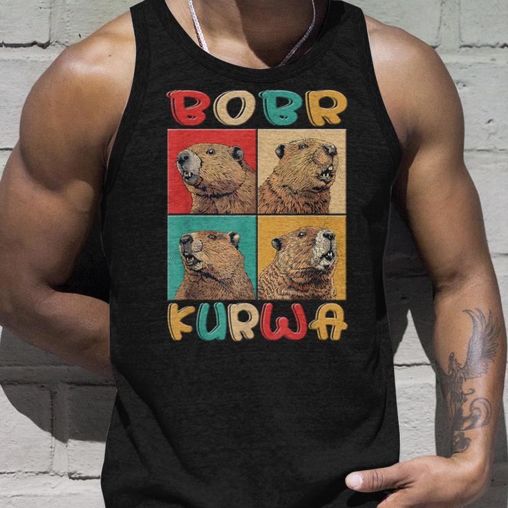 Bobr Kurwa Meme Retro Biber Kurwa Tank Top Geschenke für Ihn