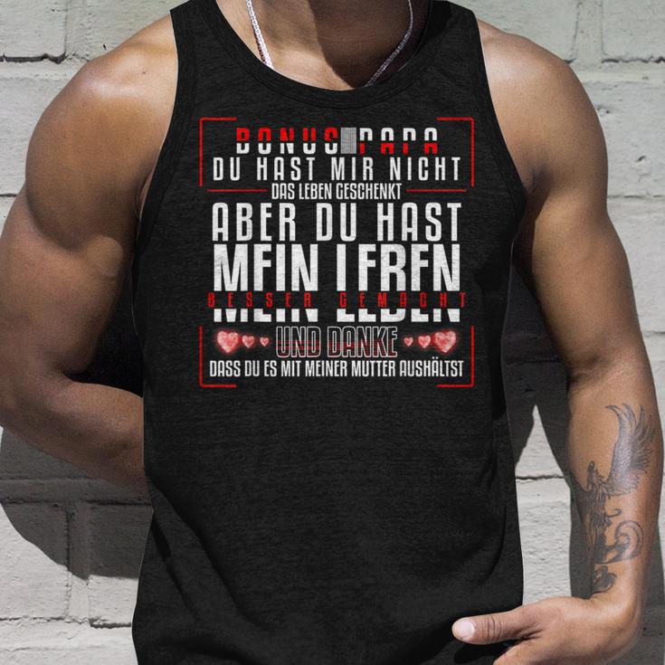 Bonus Papa Stepfater Leben Besser Gemacht Tank Top Geschenke für Ihn