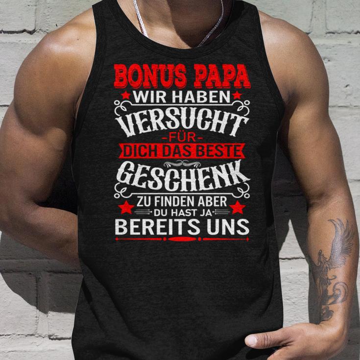 Bonuspapa Best Stepdad Stepdad Bonus Dad Tank Top Geschenke für Ihn