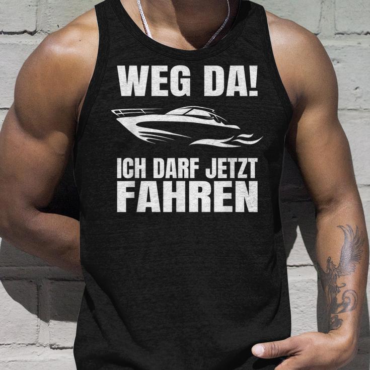 Bootsführerschein Bestanden Weg Da Captain Tank Top Geschenke für Ihn