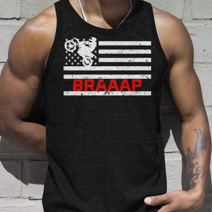 Braaap Vintage Usa American Flag Tank Top Gifts for Him