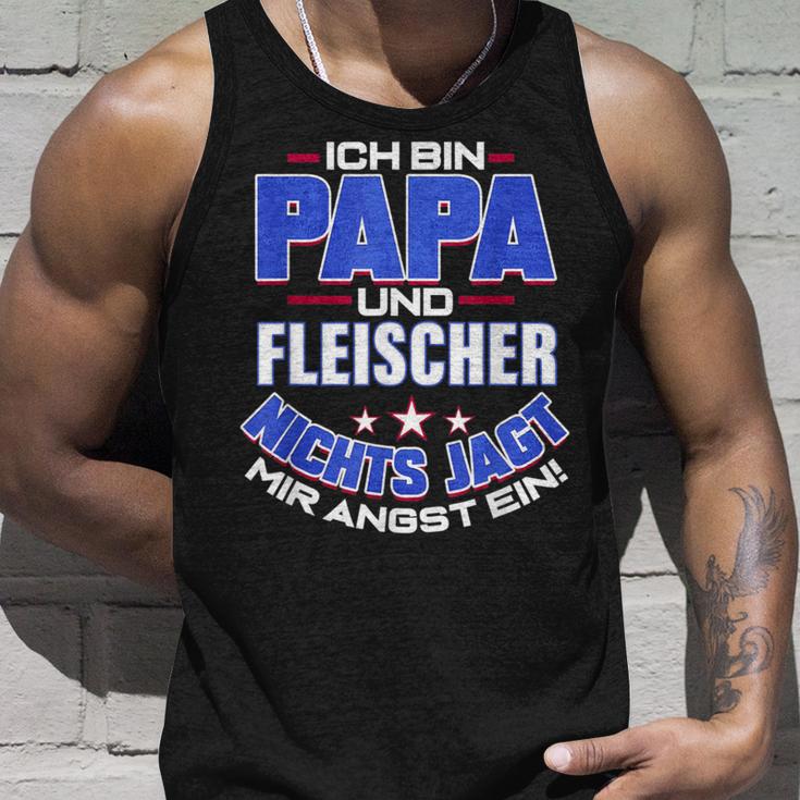 Butcher Dad Butcher Meat Butcher Butcher Battler Tank Top Geschenke für Ihn