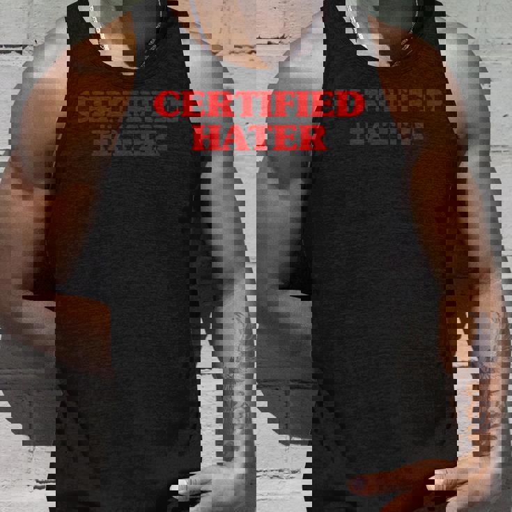 Certified Hater Aesthetic Hater Meme Camiseta sin mangas Regalos para él