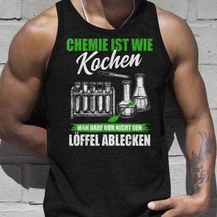 Chemie Ist Wie Kochen Chemiker Laboratory Tank Top Geschenke für Ihn