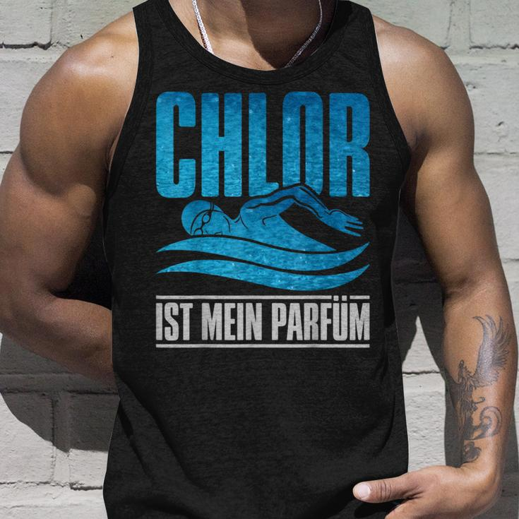 With Chlor Ist Mein Perfume Swimmen Swimmer Tank Top Geschenke für Ihn