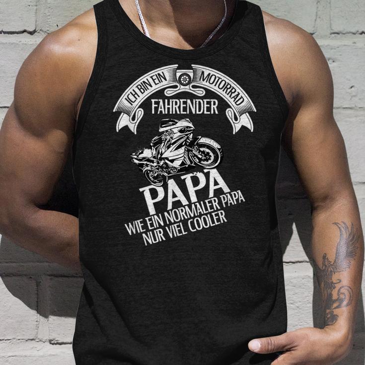 Chopper Motocross Ich Bin Ein Motorrad Fahrender Papa Tank Top Geschenke für Ihn