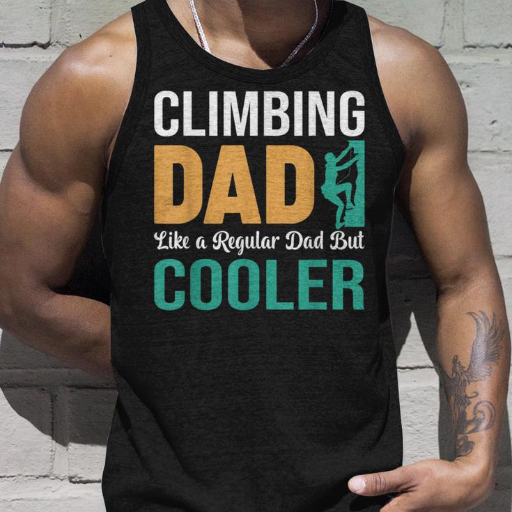 Climbing Dad Like A Regular Dad Klettern Papa Spruch Tank Top Geschenke für Ihn