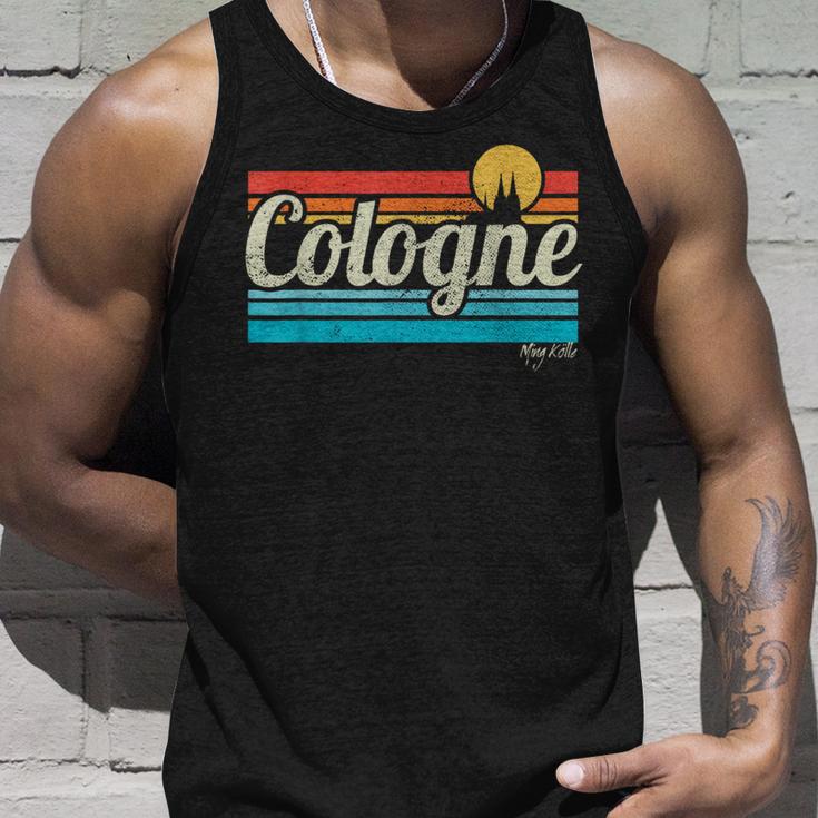 Cologne Lettering Cologne Retrointage Surfer Cologne Carnival Tank Top Geschenke für Ihn