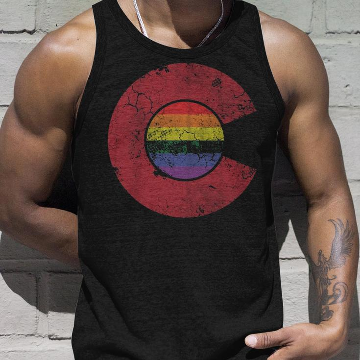 Colorado Flag Lgbt Gay Pride Tank Top Gifts for Him
