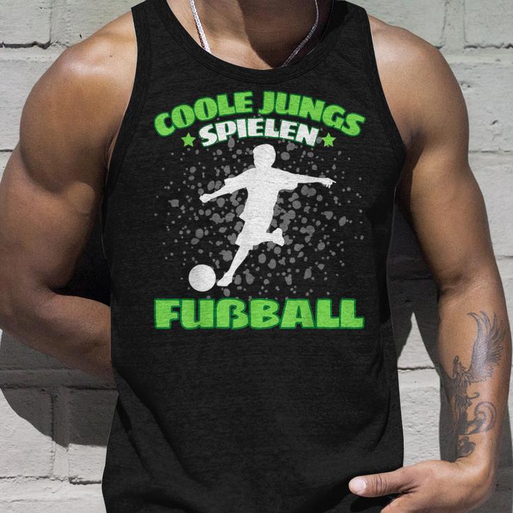 Cool Boys Spielen Fußball Football Tank Top Geschenke für Ihn