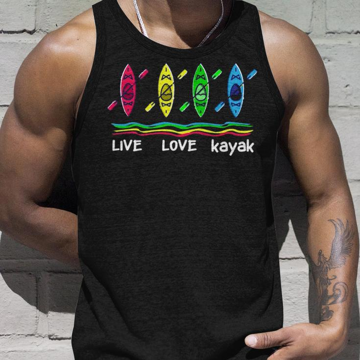 Cool Kayaks For Outdoor Adventure Kayaking Boating Tank Top Gifts for Him