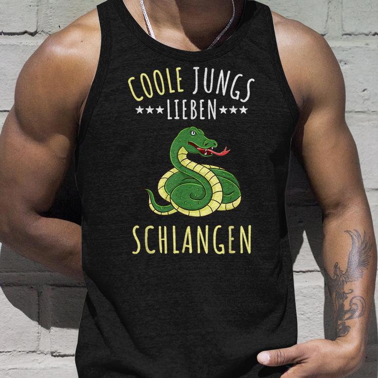 Coole Jungs Lieben Schlangen Geschenk Tank Top Geschenke für Ihn