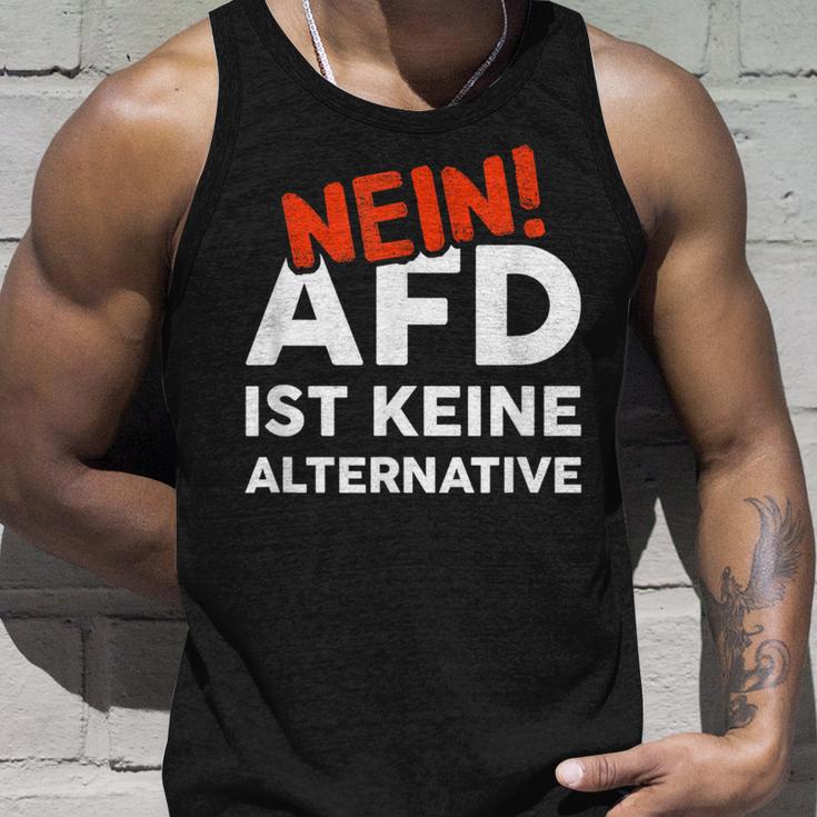 Cooles Mit Spruch Gegen Afd Rassismus Gewalt & Hass Tank Top Geschenke für Ihn