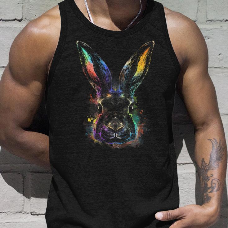 Cute Colourful Rabbit Tank Top Geschenke für Ihn