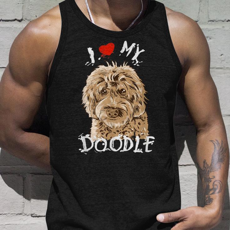 Cute I Love My Goldendoodle Golden Doodle Tank Top Geschenke für Ihn