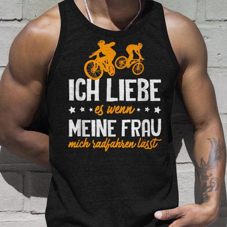 Cycling Ich Liebe Es Wenn Meine Frau Mich Radfahren Lässt Tank Top Geschenke für Ihn