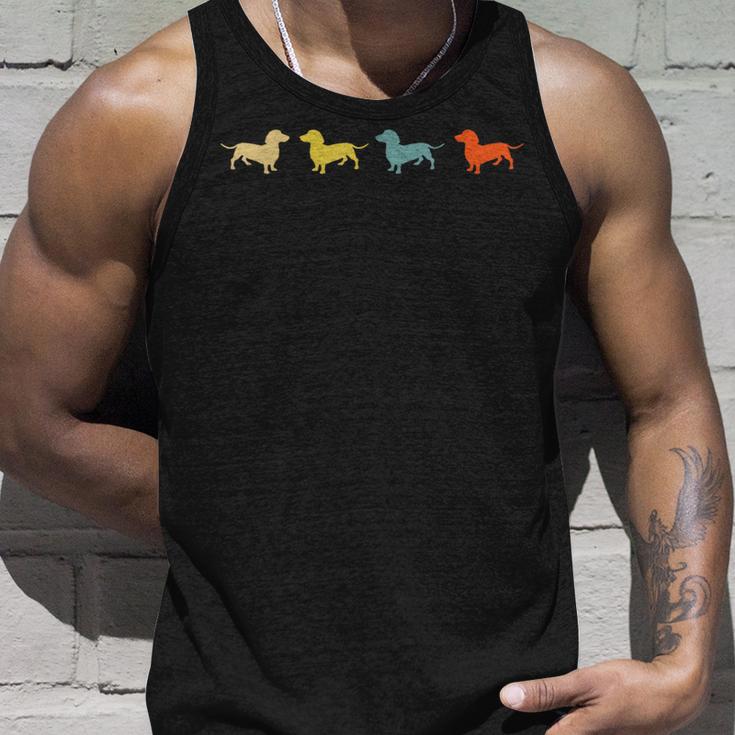 Dachshund Love Dachshundintage Proud Dog Owner Tank Top Geschenke für Ihn