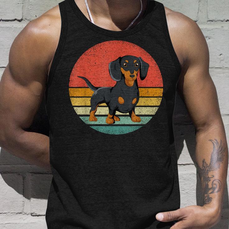 Dachshundintage Dachshund Retro Dog Holder Idea Tank Top Geschenke für Ihn