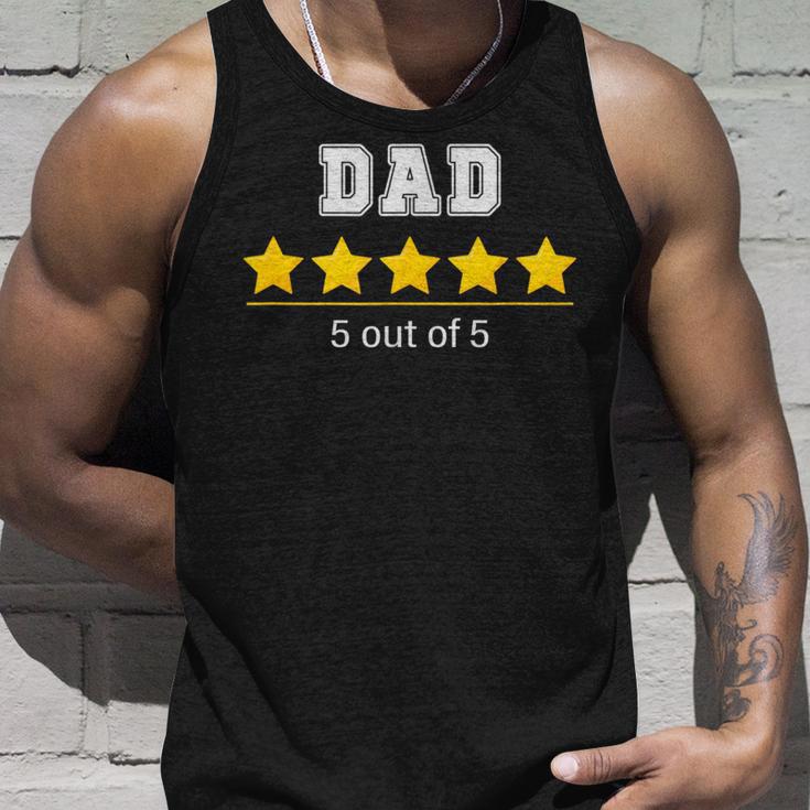 Dad 5 Stars Cool Familyatertag Geschenk Fürater Tank Top Geschenke für Ihn