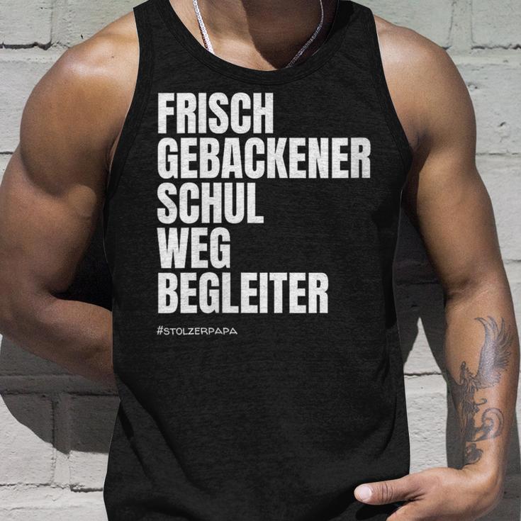 Damen I Dötzchen Papa Begleitung Einschulung Mit-Ausschnitt Tank Top Geschenke für Ihn