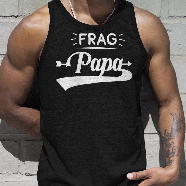 Damen Frag Papa Mit-Ausschnitt Tank Top Geschenke für Ihn