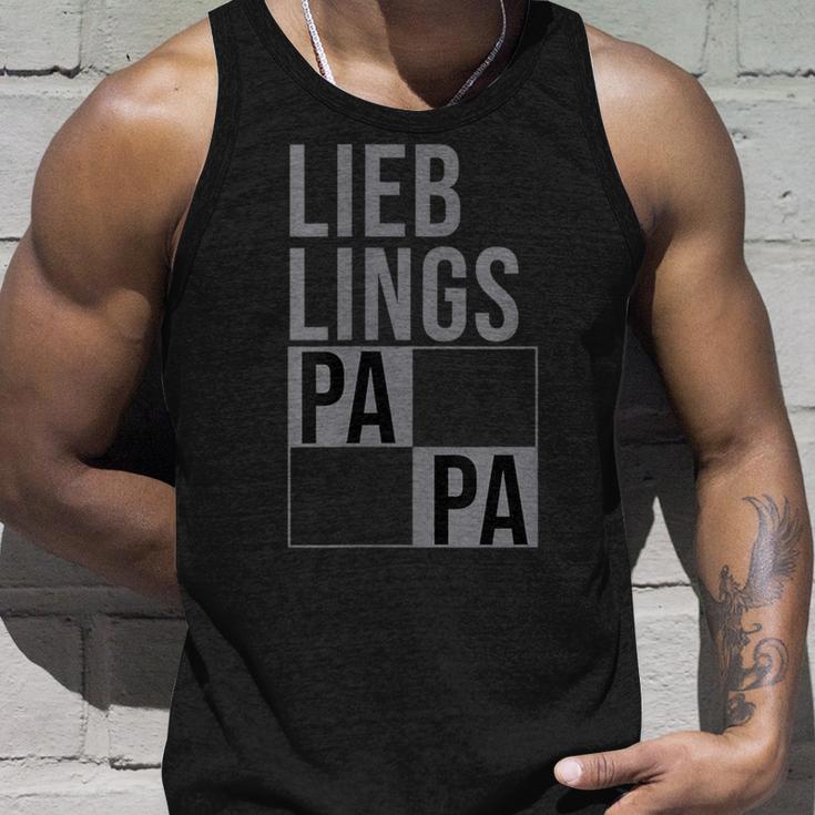 Damen Lieblingspapa Zusammengehöriges Familien Geschenk Für Papa Mit-Ausschnitt Tank Top Geschenke für Ihn