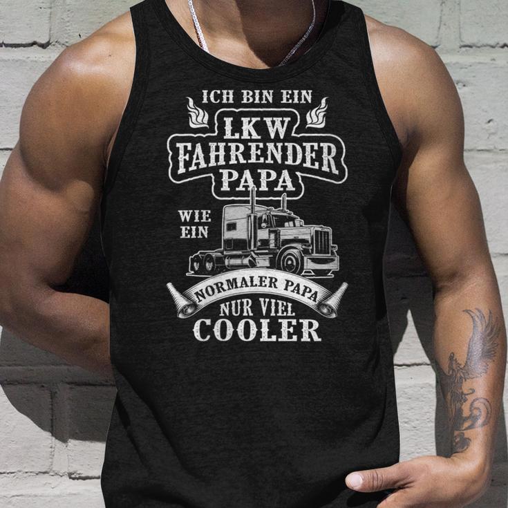 Damen Lkw Fahrender Papa Wie Ein Normaler Papa Nuriel Cooler Mit-Ausschnitt Tank Top Geschenke für Ihn