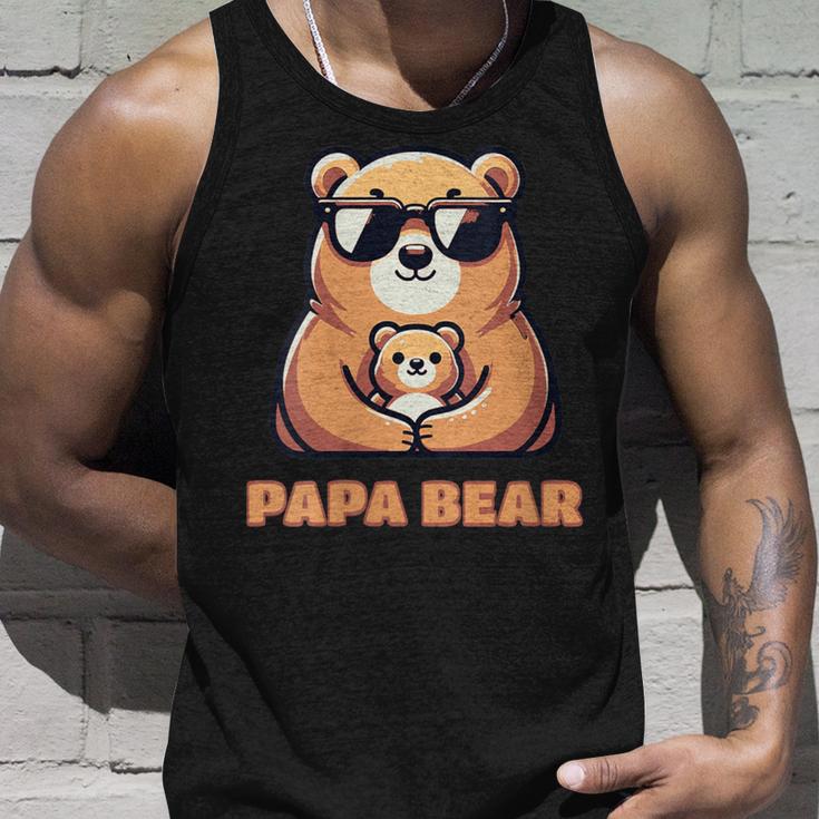 Damen Lustiger Süßer Papa-B Mit-Ausschnitt Tank Top Geschenke für Ihn