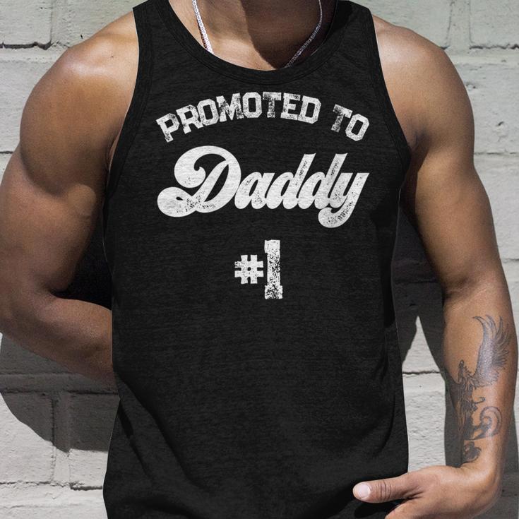 Damen Zum Papa Befördert 1 Lustigeratertag Mit-Ausschnitt Tank Top Geschenke für Ihn