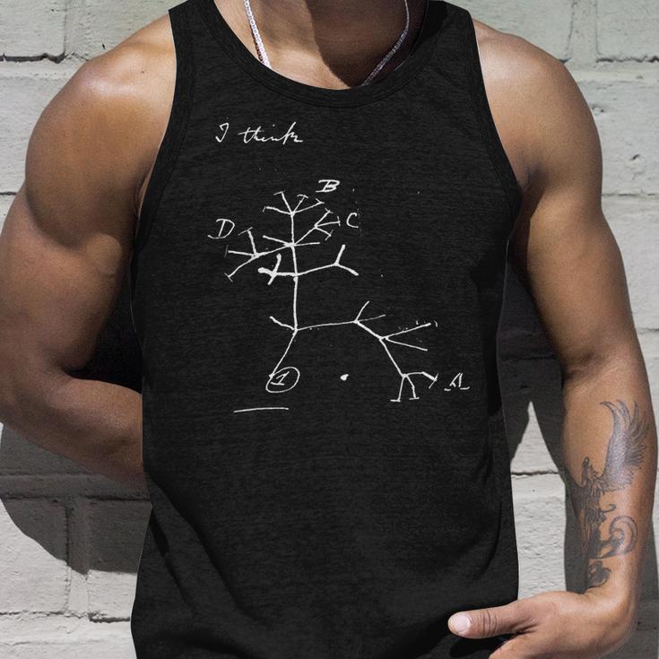 Darwin Árbol De Laida Evolución Ciencia Biología Nerdy Darwin Camiseta sin mangas Regalos para él
