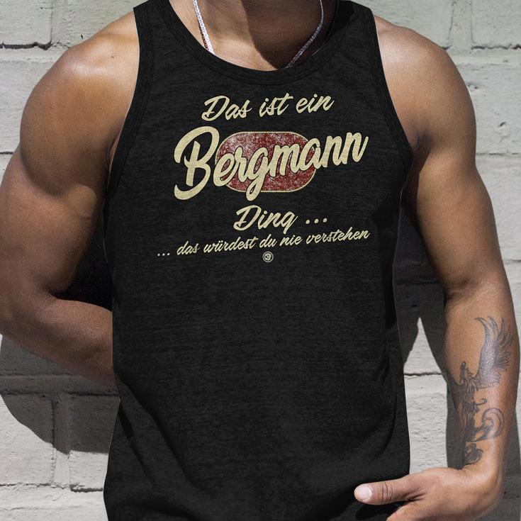 'Das Ist Ein Bergmann Ding' This Is A Miner Ding German Tank Top Geschenke für Ihn