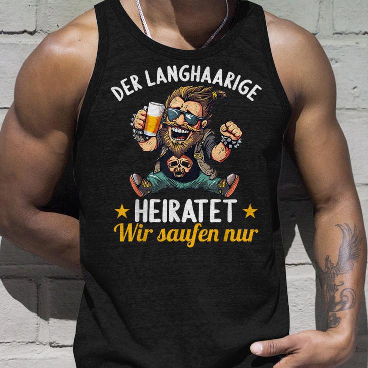 Der Langhaarige Heiratet Heavy Metal Punker Punk Rocker Jga Tank Top Geschenke für Ihn