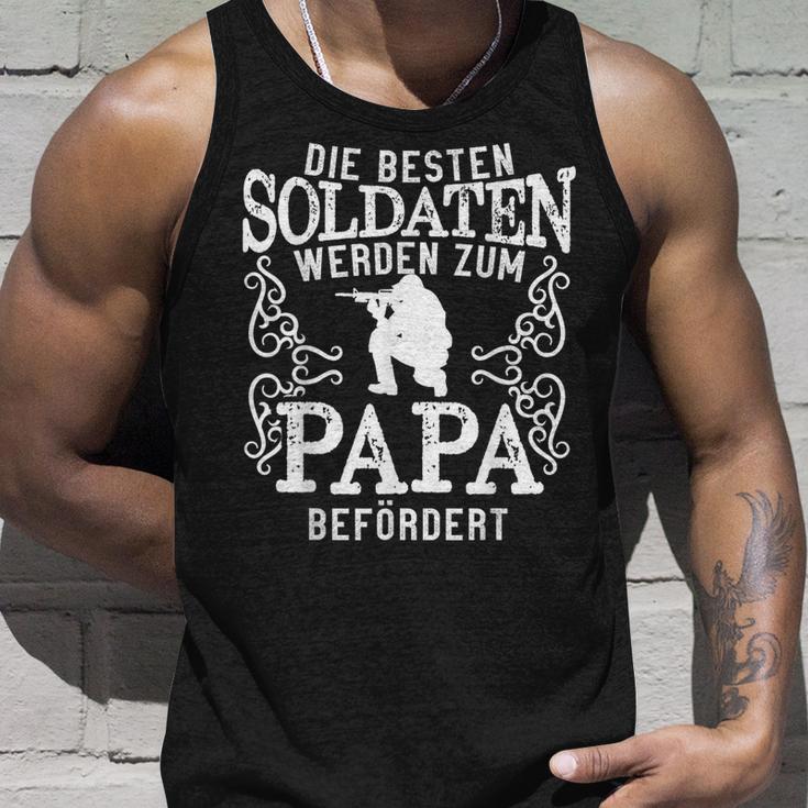 Die Besten Soldiers Werden Papa Military German Armed Forces Tank Top Geschenke für Ihn