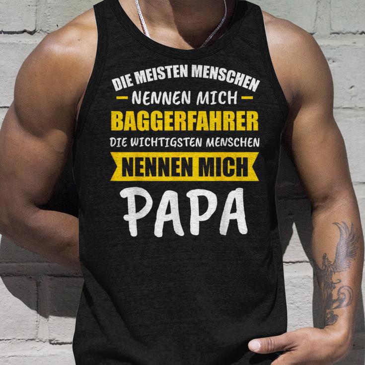 Digger Excavator Driver Dad Slogan Tank Top Geschenke für Ihn