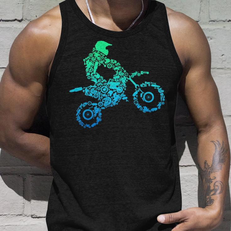 Dirt Bike Rider Motocross Enduro Dirt Biking Tank Top Gifts for Him