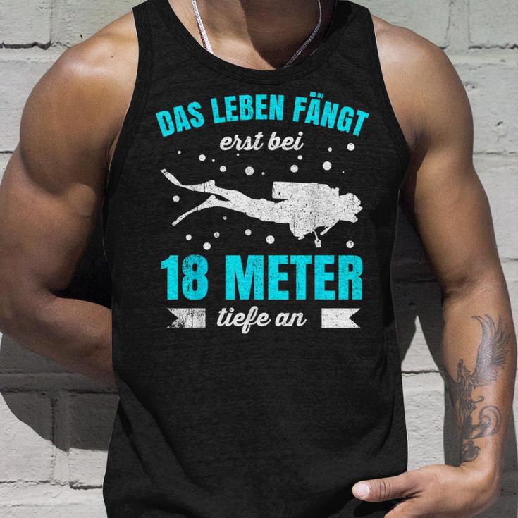 Diving For Scuba Diving Dive Apnoe Diving Sports Tank Top Geschenke für Ihn