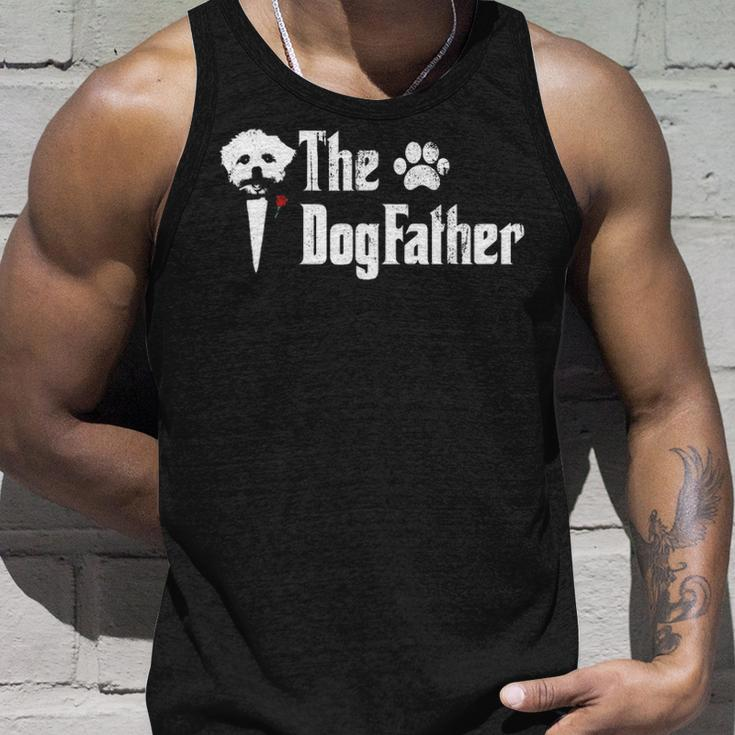 The Dogfather Maltese Dog DadFather's Day Tank Top Gifts for Him