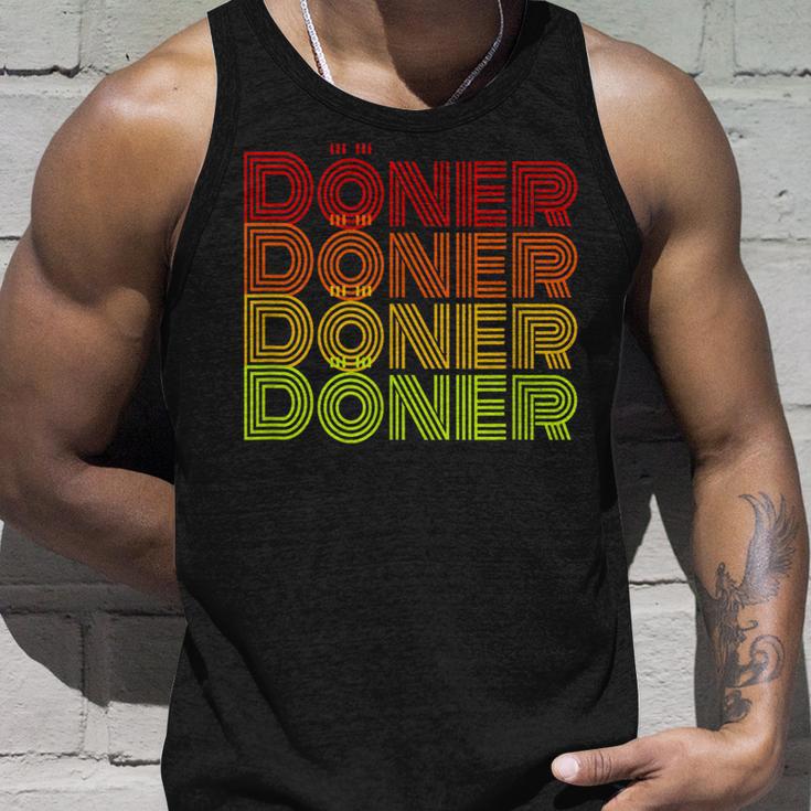 Doner Kebab Retro Tank Top Geschenke für Ihn