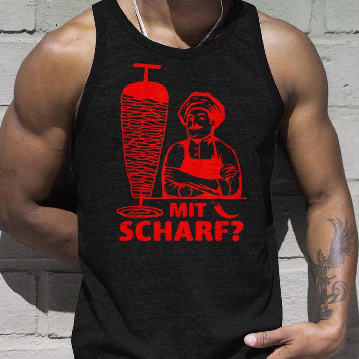 Doner Kebab Doner Shop With Scharf Tank Top Geschenke für Ihn