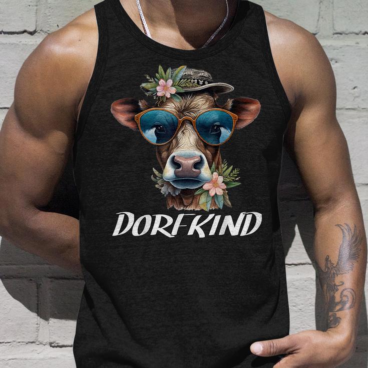 Dorfkind Bauern & Landwirt Kuh Geschenke Dorfkinder Kühe Tank Top Geschenke für Ihn