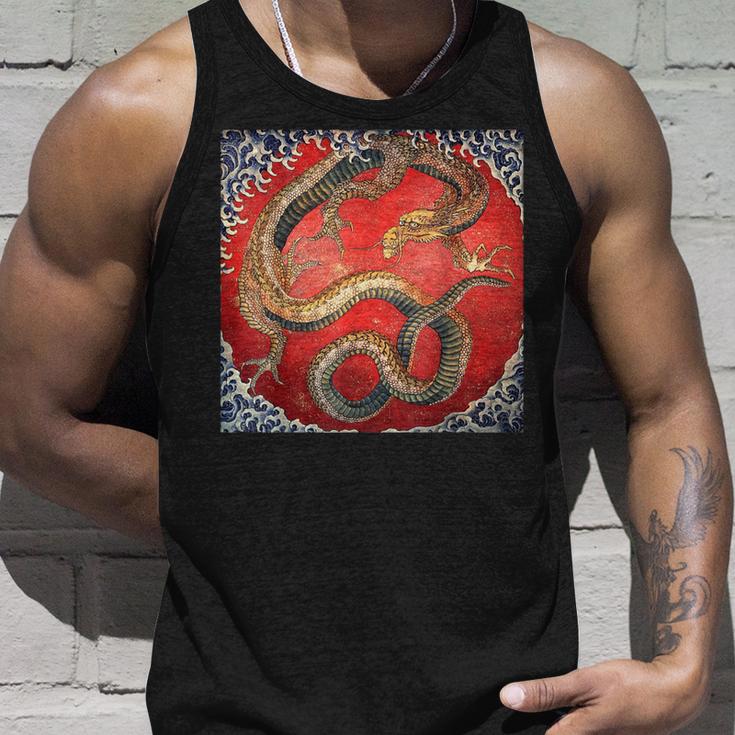 Dragon Of Katsushika Hokusai Tank Top Geschenke für Ihn