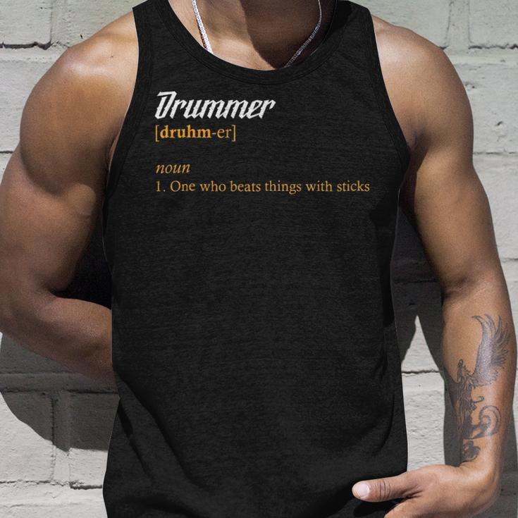 Drummer Definition Love Drums Musician Band Tank Top Gifts for Him