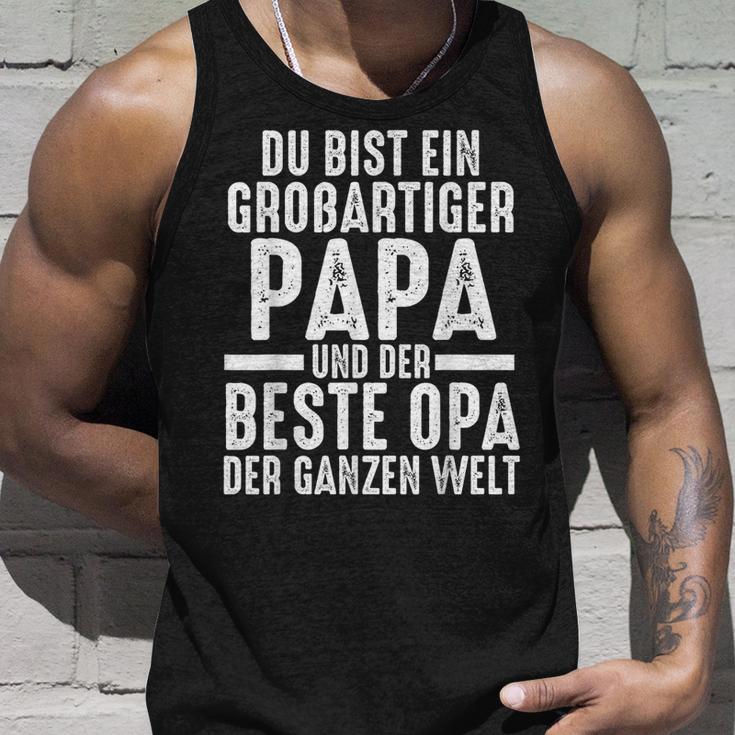 Ein Große Papa Und Der Beste Opa Papa Opa E S Tank Top Geschenke für Ihn