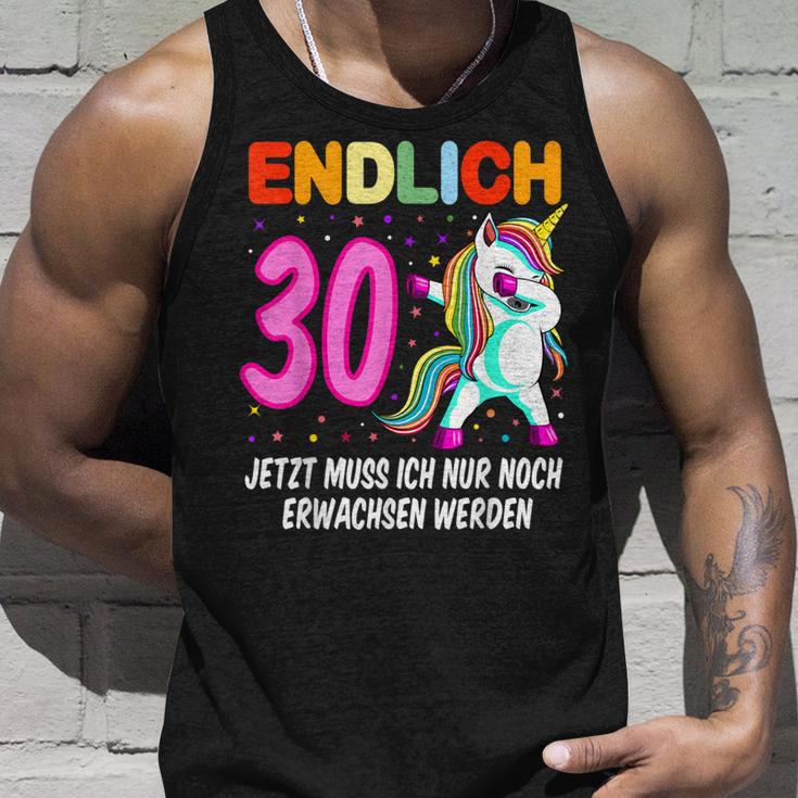 Endlich 30 Jetzt Muss Ich Nur Noch Erwachsen Werden Endlich Tank Top Geschenke für Ihn