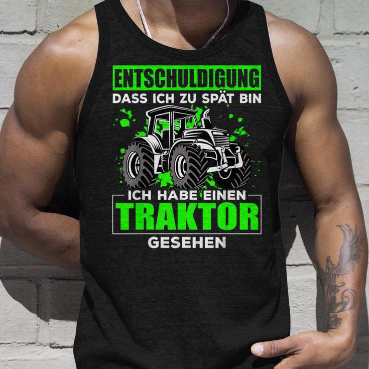 Entschuldigung Zu Spät Ich Habe Einen Traktor Gesehen Tank Top Geschenke für Ihn