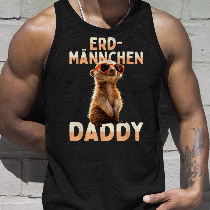 Erdmännchen Daddy Papa Dadatertagater Süßes Meerkat Tank Top Geschenke für Ihn