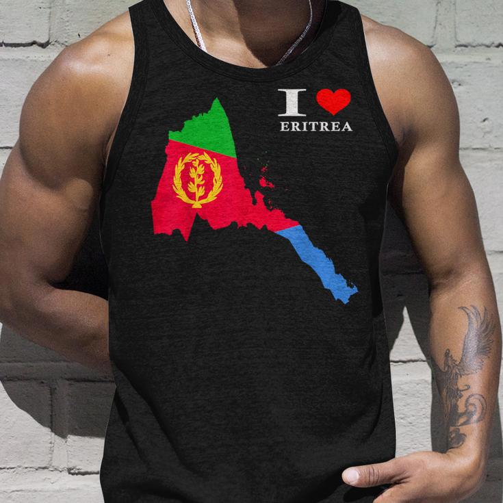 Eritrean Map Flag Tank Top Geschenke für Ihn