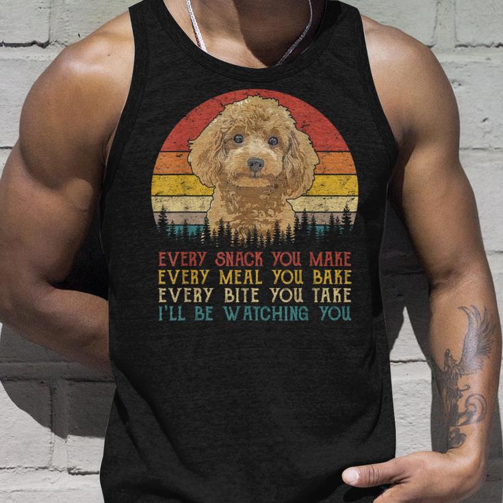 Every Snack You Make Pudel Lustiger Hundeliebhaber Tank Top Geschenke für Ihn