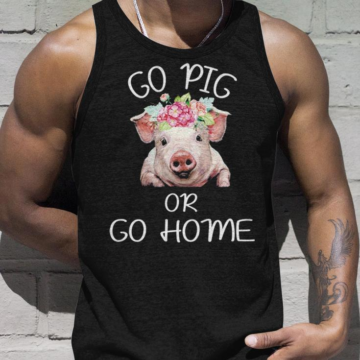 Farmer Go Pig Or Go Home Tank Top Gifts for Him