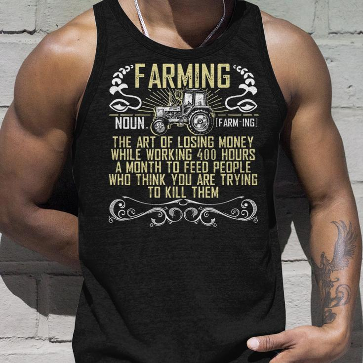 Farming Noun FarmerTank Top Gifts for Him
